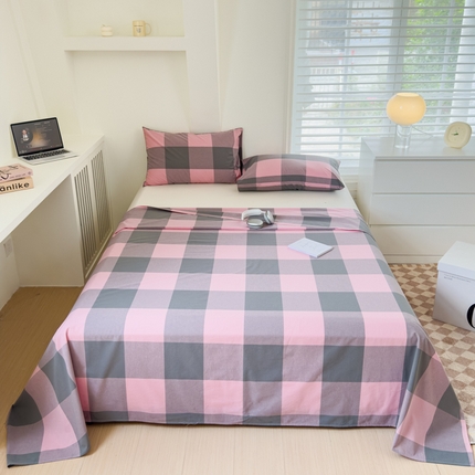 91家纺网 家纺一手货源 找家纺 （总）金丝鸟家纺 2024新款A类全棉色织水洗棉单床单系列