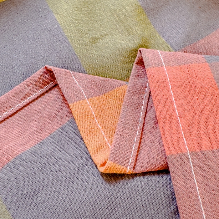 91家纺网 家纺一手货源 找家纺 金丝鸟家纺 2024新款A类全棉色织水洗棉单床单系列（学生床） 彩色格子