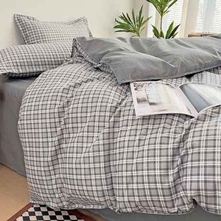 赫然家纺 新款芦荟棉单品被套 思慕