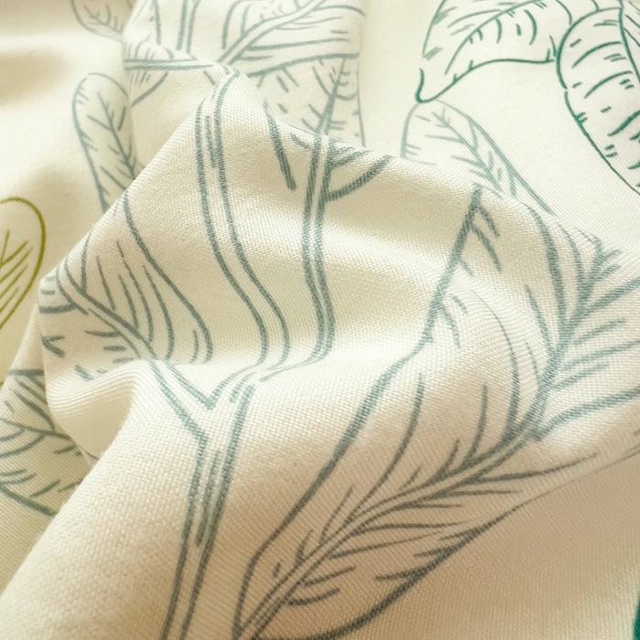 91家纺网 家纺一手货源 找家纺 赫然 2026新款水洗双层纱单品被套 丛林密语