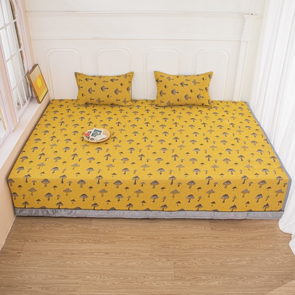 91家纺网 家纺一手货源 找家纺 （总）手艺人沙发垫炕垫 2025新款双层纱夹棉防滑炕盖榻榻米炕垫