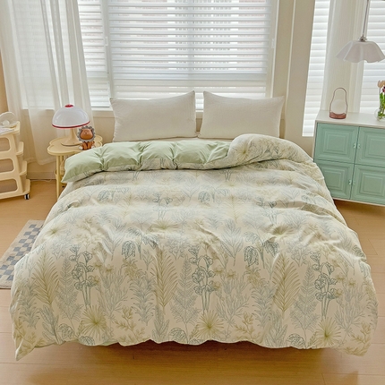 91家纺网 家纺一手货源 找家纺 (总) 赫然 2026新款水洗双层纱单品被套