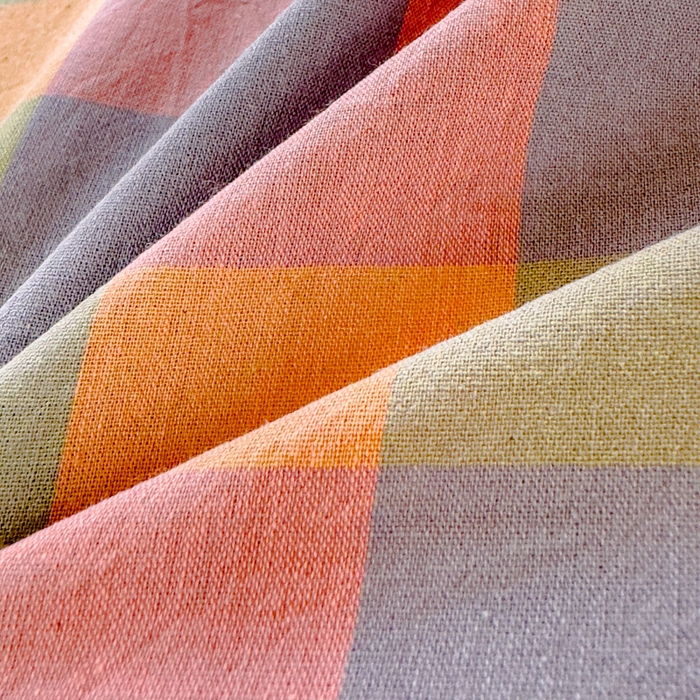 91家纺网 家纺一手货源 找家纺 金丝鸟家纺 2024新款A类全棉色织水洗棉单床单系列（学生床） 彩色格子