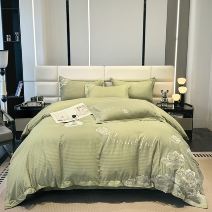 91家纺网 家纺一手货源 找家纺 （总）梧桐家居 2024新款全棉四件套-银杏系列