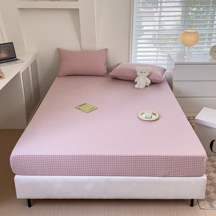 91家纺网 家纺一手货源 找家纺 （总）金丝鸟家纺 2024新款A类全棉色织水洗棉床笠系列