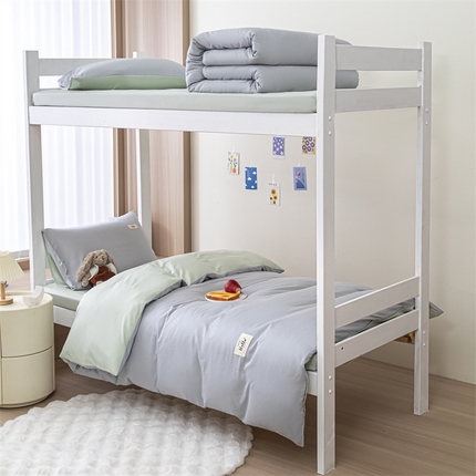 91家纺网 家纺一手货源 找家纺 （总）798家纺 2025新款全棉12868学生三件套系列-纯色