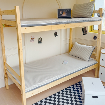 91家纺网 家纺一手货源 找家纺 （总）金丝鸟家纺 2024新款全棉色织水洗棉水晶绒床垫套