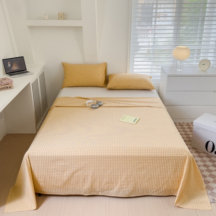 91家纺网 家纺一手货源 找家纺 （总）金丝鸟家纺 2024新款A类全棉色织水洗棉单床单系列