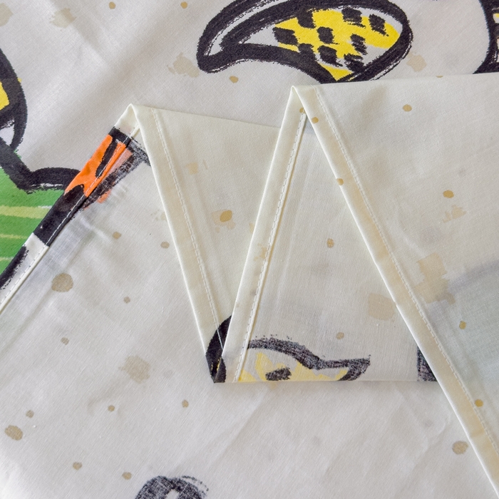 91家纺网 家纺一手货源 找家纺 金丝鸟家纺 2024新款全棉小清新印花单床单系列（学生床） 抗浪恐龙