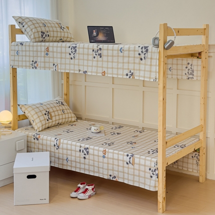 91家纺网 家纺一手货源 找家纺 （总）金丝鸟家纺 2024新款全棉小清新印花单床单系列（学生床）