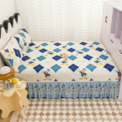 91家纺网 家纺一手货源 找家纺 （总）手艺人沙发垫炕垫 2025新款迪士尼卡通印花三明治冰丝凉席床盖榻榻米炕盖炕垫系列L90-L99