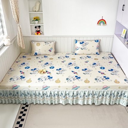 91家纺网 家纺一手货源 找家纺 手艺人沙发垫炕垫 2025新款迪士尼卡通印花三明治冰丝凉席炕盖榻榻米炕垫系列L90-L99 L93