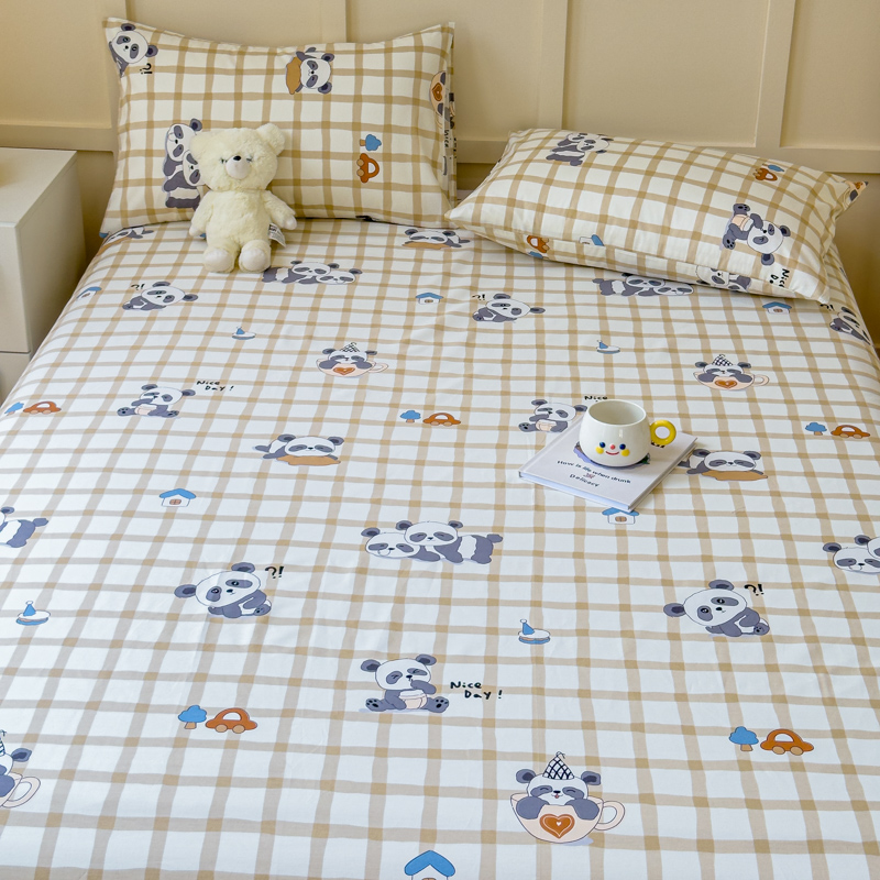 91家纺网 家纺一手货源 找家纺 （总）金丝鸟家纺 2024新款全棉小清新印花单床单系列