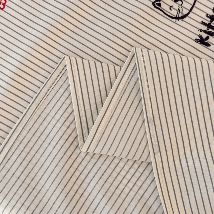 91家纺网 家纺一手货源 找家纺 金丝鸟家纺 2024新款全棉小清新印花单床单系列（学生床） 小萌猫