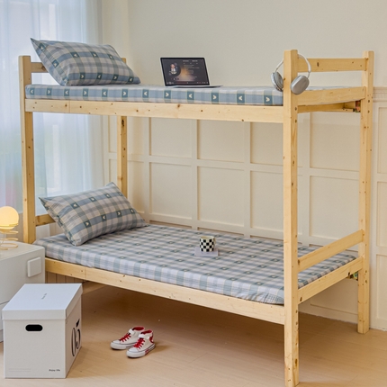 金丝鸟家纺 2024新款全棉小清新印花单床笠系列（学生床） 小格米奇