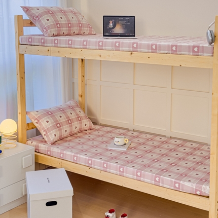 金丝鸟家纺 2024新款全棉小清新印花单床笠系列（学生床） 美心格