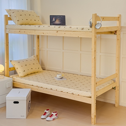 91家纺网 家纺一手货源 找家纺 金丝鸟家纺 2024新款全棉小清新印花单床笠系列（学生床） 美美熊