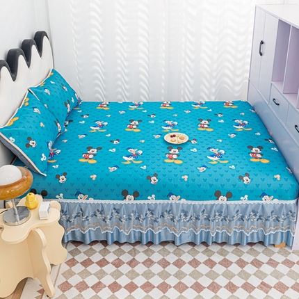 91家纺网 家纺一手货源 找家纺 （总）手艺人沙发垫炕垫 2025新款迪士尼卡通印花三明治冰丝凉席床盖榻榻米炕盖炕垫系列L90-L99