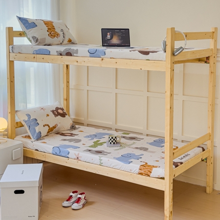 金丝鸟家纺 2024新款全棉小清新印花单床笠系列（学生床） 奇妙动物园