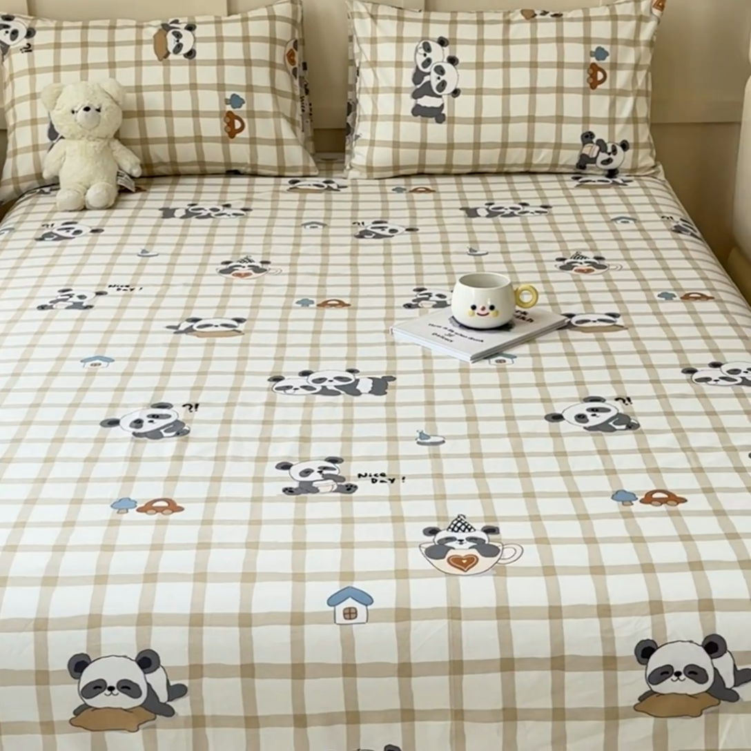 91家纺网 家纺一手货源 找家纺 （总）金丝鸟家纺 2024新款全棉小清新印花单床单系列