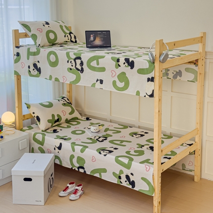 91家纺网 家纺一手货源 找家纺 （总）金丝鸟家纺 2024新款全棉小清新印花单床单系列（学生床）