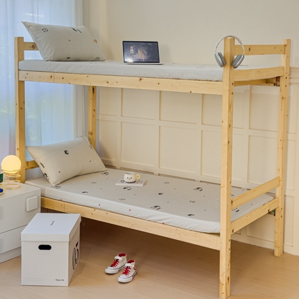 91家纺网 家纺一手货源 找家纺 金丝鸟家纺 2024新款全棉小清新印花单床笠系列（学生床） 小萌猫