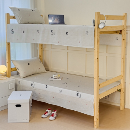 金丝鸟家纺 2024新款全棉小清新印花单床单系列（学生床） 小萌猫