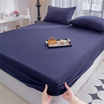 91家纺网 家纺一手货源 找家纺 （总）金丝兔 2025新款水洗棉床笠纯色床笠跨境外贸床笠单层床笠