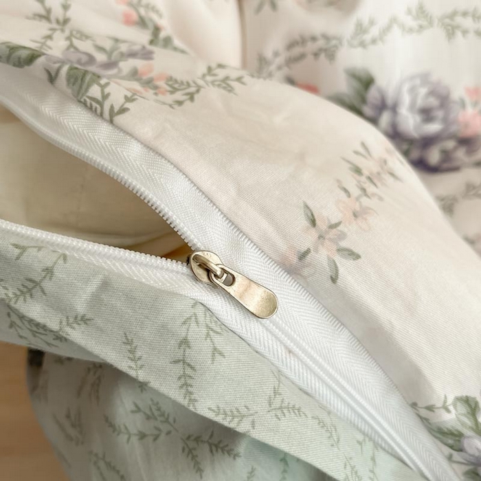 91家纺网 家纺一手货源 找家纺 晨希家居 2024新款全棉小清新印花四件套-系列二 花样年花