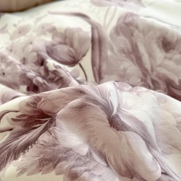 91家纺网 家纺一手货源 找家纺 晨希家居 2024新款全棉小清新印花四件套-系列二 暮风寻蝶