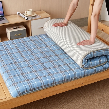 91家纺网 家纺一手货源 找家纺 （总）暖季家纺 2025新款A类全棉无印风棉花床垫系列学生款