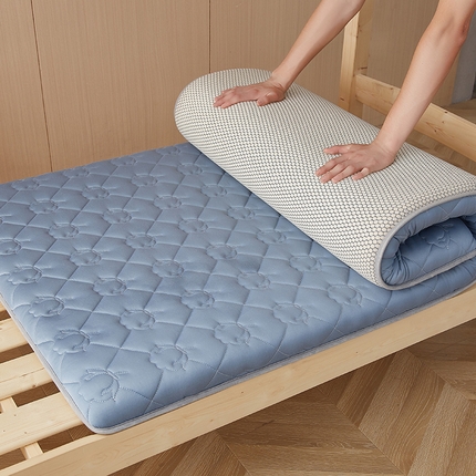 91家纺网 家纺一手货源 找家纺 （总）暖季家纺 2025新款A类全棉无印风棉花床垫系列学生款