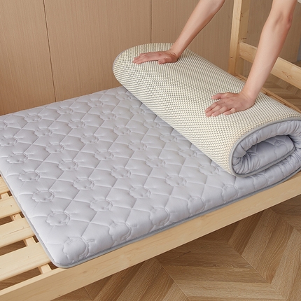 91家纺网 家纺一手货源 找家纺 （总）暖季家纺 2025新款A类全棉无印风棉花床垫系列学生款