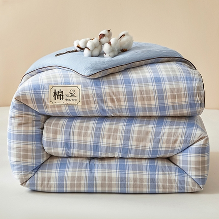 91家纺网 家纺一手货源 找家纺 （总）招财星家纺 2025无印风新疆棉花被直播a类水洗棉被子冬被芯春秋被夏被学生被子(含买家秀质检报告）