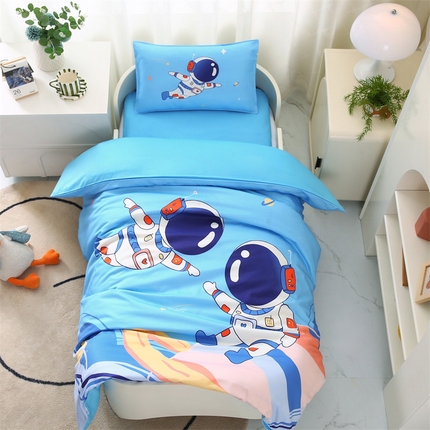 孩子王 2024新款纯棉学生卡通大版太空人宇航员系列幼儿园套件 遨游太空
