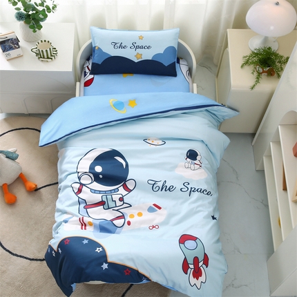 孩子王 2024新款纯棉学生卡通大版太空人宇航员系列幼儿园套件 星际征程