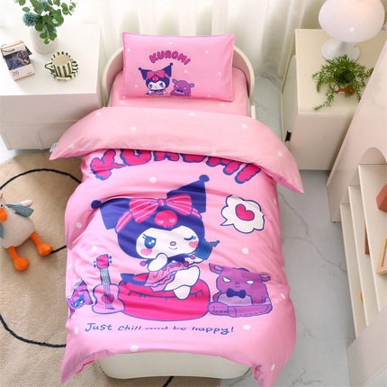 孩子王 2023新款三丽鸥正版授权KT猫全棉学生大版卡通幼儿园多件套 软萌库洛米