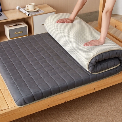 91家纺网 家纺一手货源 找家纺 （总）暖季家纺 2025新款A类全棉无印风棉花床垫系列学生款