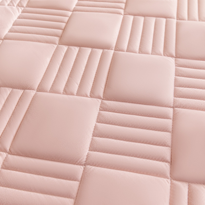 91家纺网 家纺一手货源 找家纺 芬晴 2024新款A类抗菌大豆夹棉学生床笠夹棉床笠宿舍床笠跨境电商外贸床笠 旋律-豆沙粉