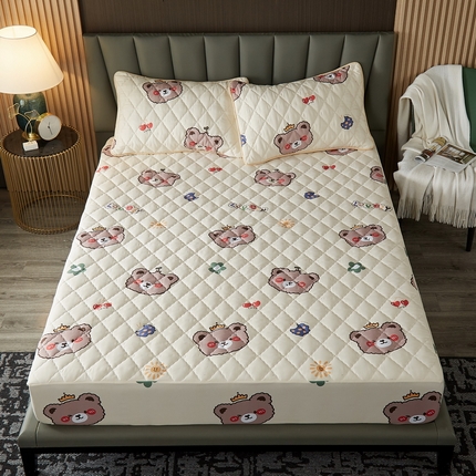 91家纺网 家纺一手货源 找家纺 （总）花言狐语2025年新款A类防水床笠隔尿透气席梦思保护套可定制水洗