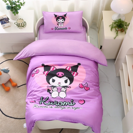 91家纺网 家纺一手货源 找家纺 （总）孩子王 2023新款三丽鸥正版授权KT猫全棉学生大版卡通幼儿园多件套