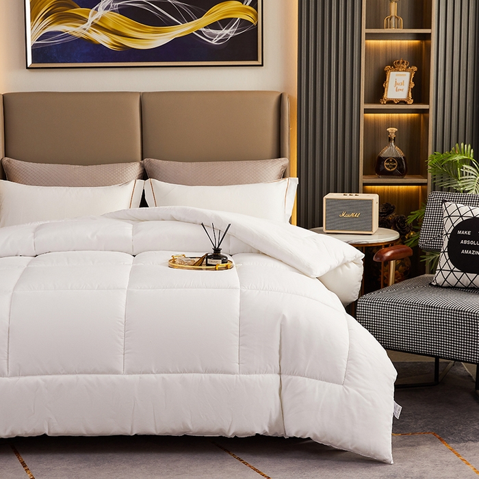 91家纺网 家纺一手货源 找家纺 啊雅家居 2025新款长年大量备货羽丝绒磨毛被学生被春秋被民宿被芯 B款磨毛九孔被