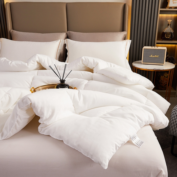 91家纺网 家纺一手货源 找家纺 啊雅家居 2025新款长年大量备货羽丝绒磨毛被学生被春秋被民宿被芯 B款磨毛九孔被