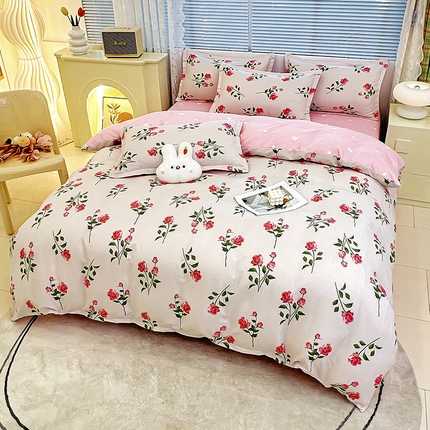 91家纺网 家纺一手货源 找家纺 （总）2025新款直播爆款高克重植物羊绒四件套