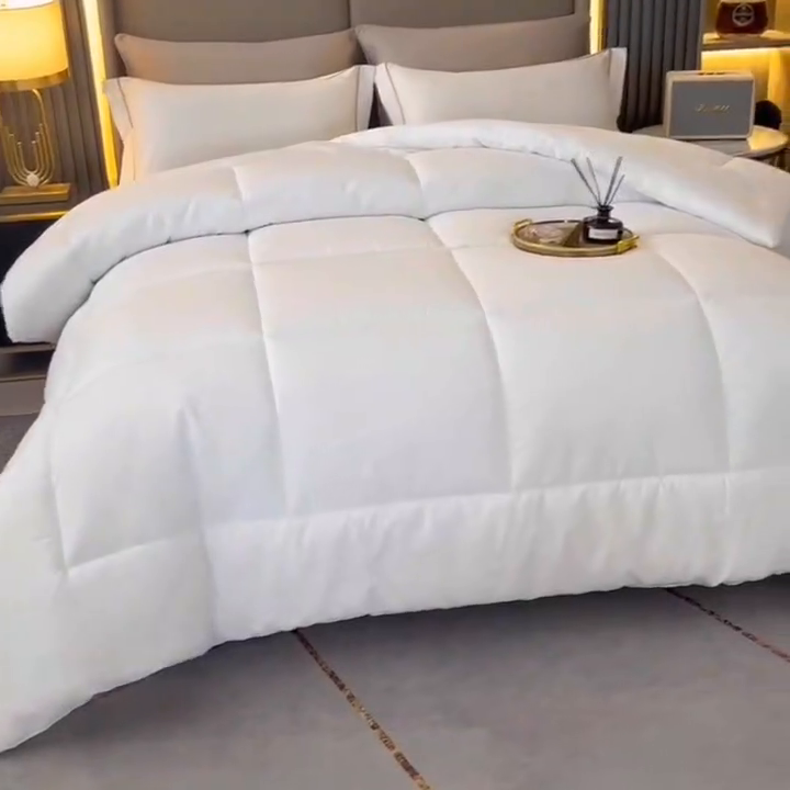 91家纺网 家纺一手货源 找家纺 啊雅家居 2025新款长年大量备货羽丝绒磨毛被学生被春秋被民宿被芯 B款磨毛九孔被