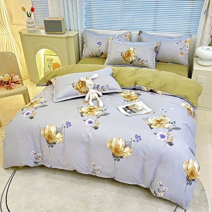 91家纺网 家纺一手货源 找家纺 佑泽家纺 2025新款直播爆款高克重植物羊绒单被套 雅韵