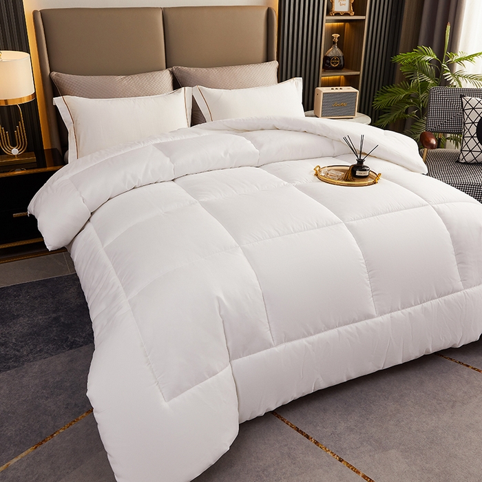 91家纺网 家纺一手货源 找家纺 啊雅家居 2025新款长年大量备货羽丝绒磨毛被学生被春秋被民宿被芯 B款磨毛九孔被