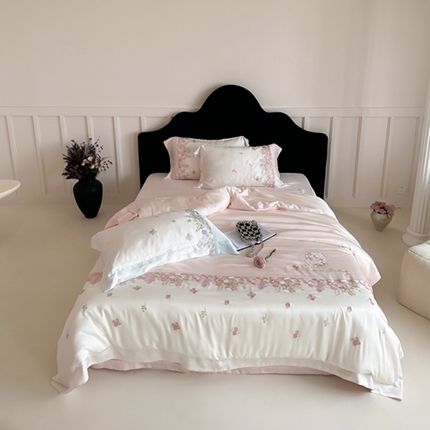 91家纺网 家纺一手货源 找家纺 （总）佳汐蓝家纺 2024新款60支兰精天丝四件套-香馥丽