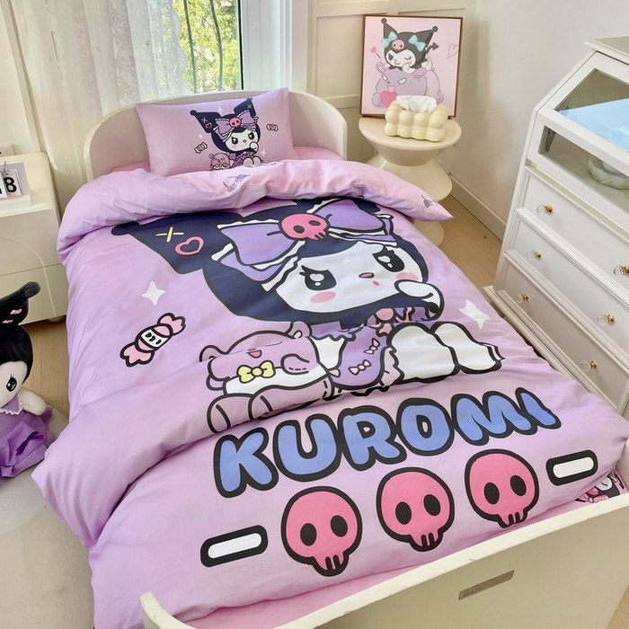 91家纺网 家纺一手货源 找家纺 蘭菲家纺 2024新款全棉幼儿园三件套 小库日记