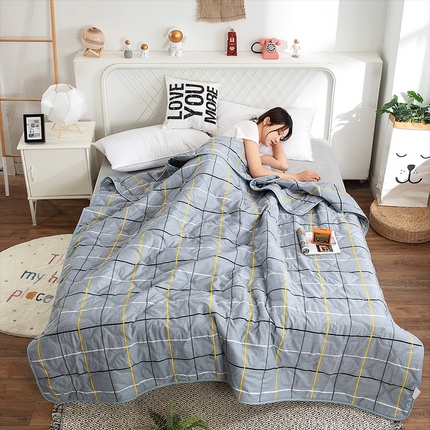 91家纺网 家纺一手货源 找家纺 （总）2025新款亲肤芦荟棉夏被空调被夏凉被